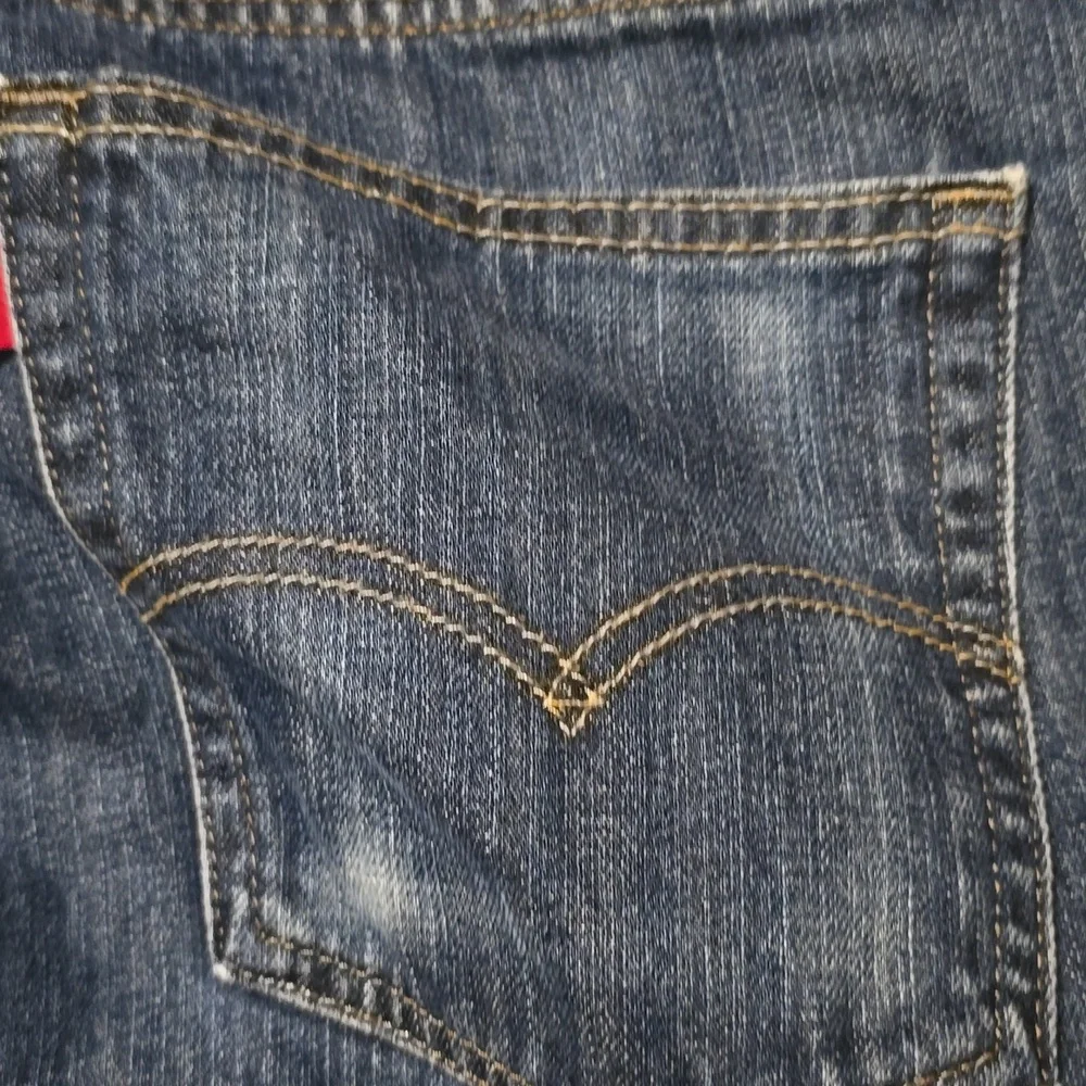 Levi's 514 Denim Blue Jeans Straight‎ Leg Mens Size 36/32
